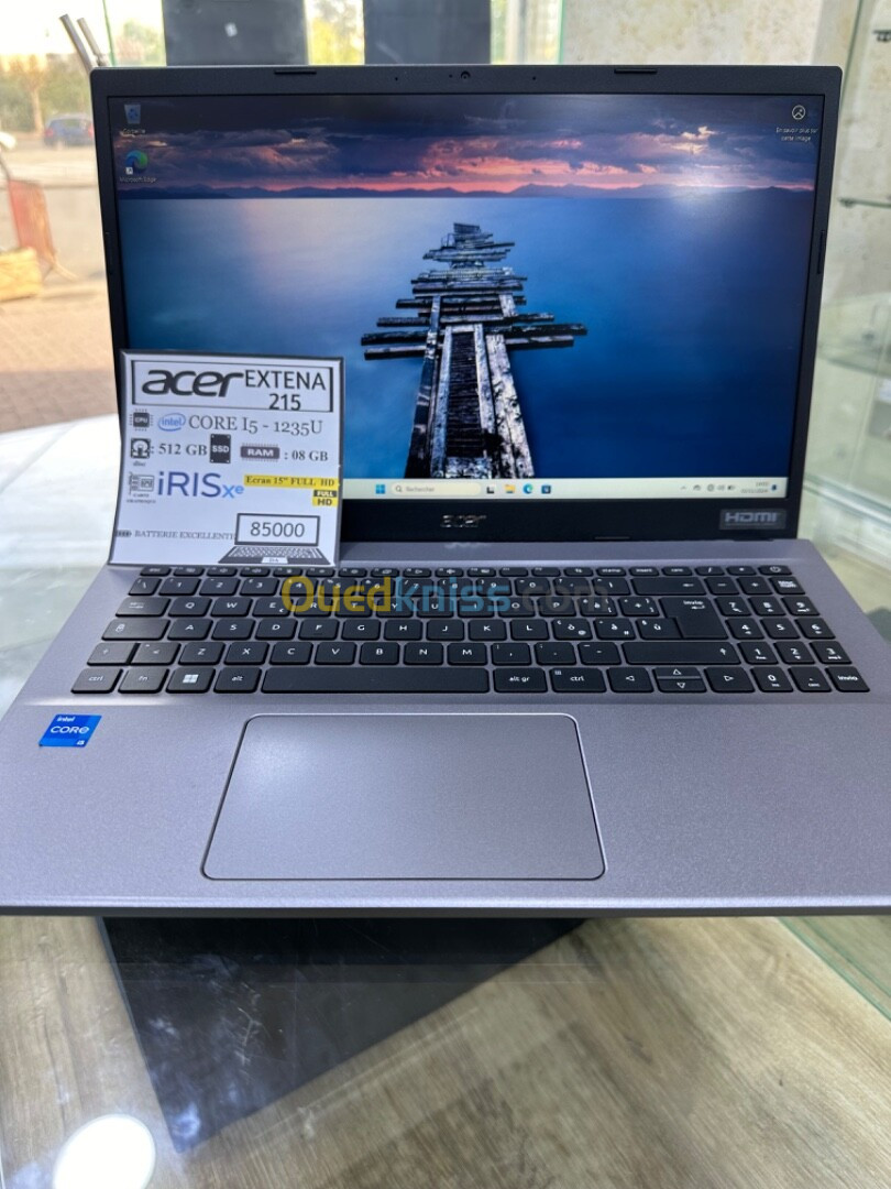 ACER EXTENA 215  CPU: CORE I5 / 1235U DISC : 512 GB  (SSD) RAM 08GB  