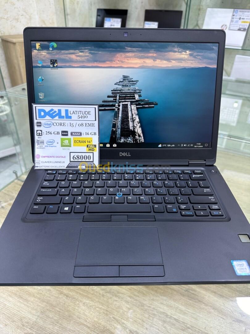 DELL LATITUDE 5490 i5 / 08eme 256-16GB INTEL UHD + NVIDIA MX130 