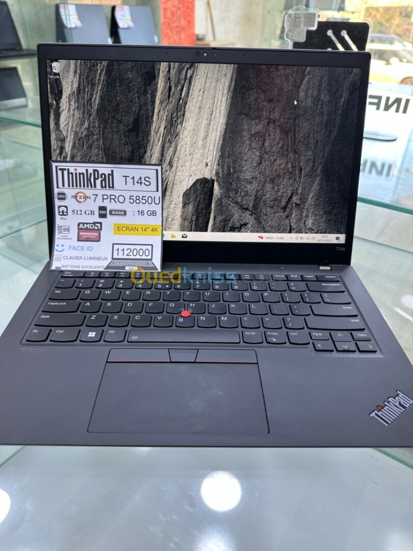 THINKPAD T14s  CPU: RYZEN 7 PRO 5850U 512 GB  16 GB