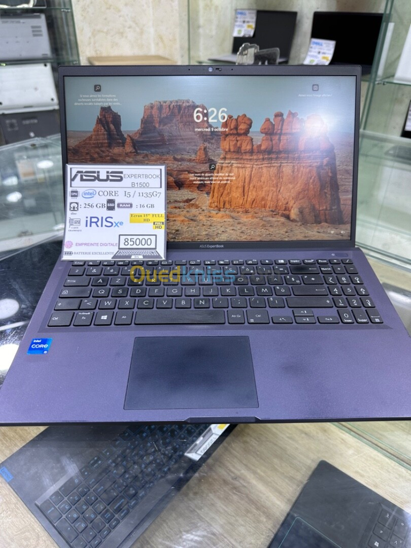 ASUS EXPERTBOOK B15  CPU: Core intel i5 / 1135G7 256-16GB