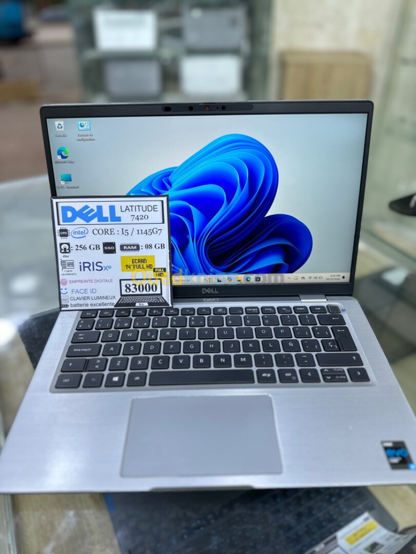 DELL LATITUDE 7420 CPU: Core intel i5 / 1145G7 256/08GB