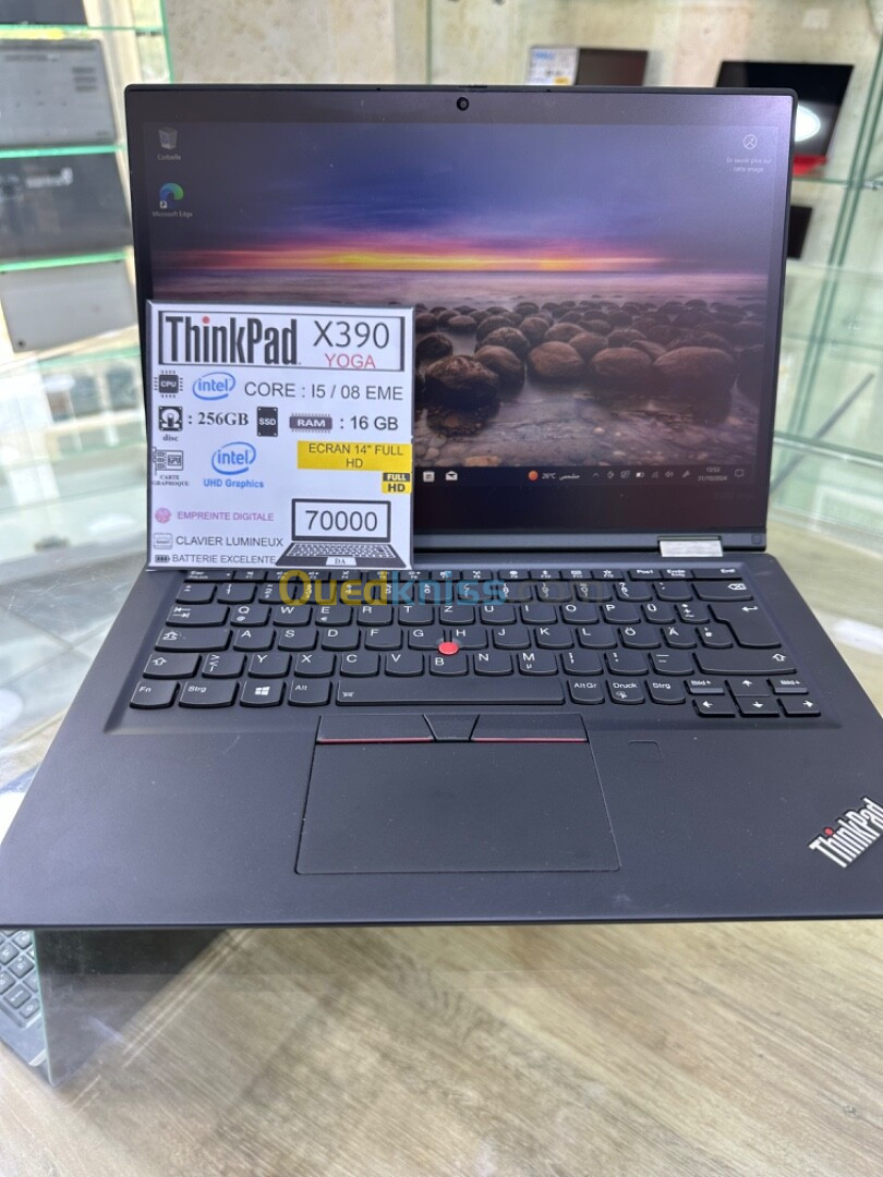 THINKPAD X390 YOGA I5 / 08eme 256-16GB