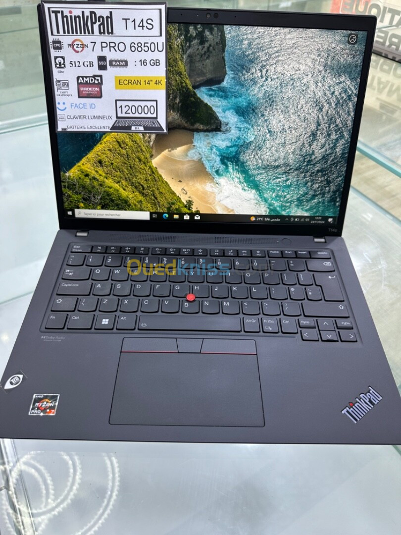 THINKPAD T14s  CPU: RYZEN 7 PRO 6850U 512 GB / 16GB