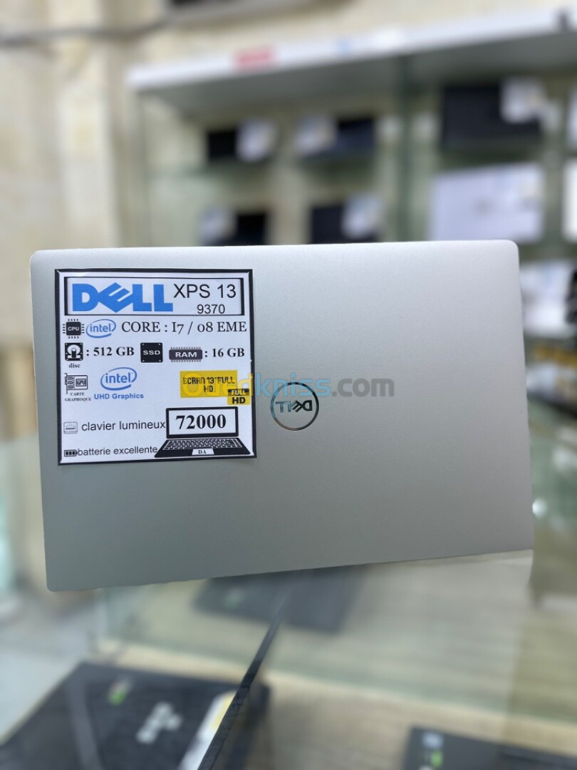 DELL XPS 13 9370 i7-08EME 512-16GB