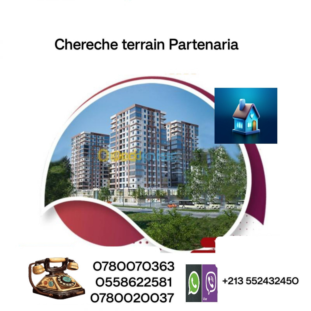 Cherche achat Terrain Alger Zeralda