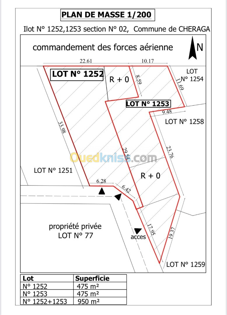 Vente Terrain Alger Cheraga