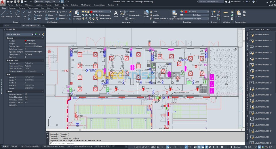 Etude MEP (Electrique ; Plomberie ; Chauffage ;HVAC)