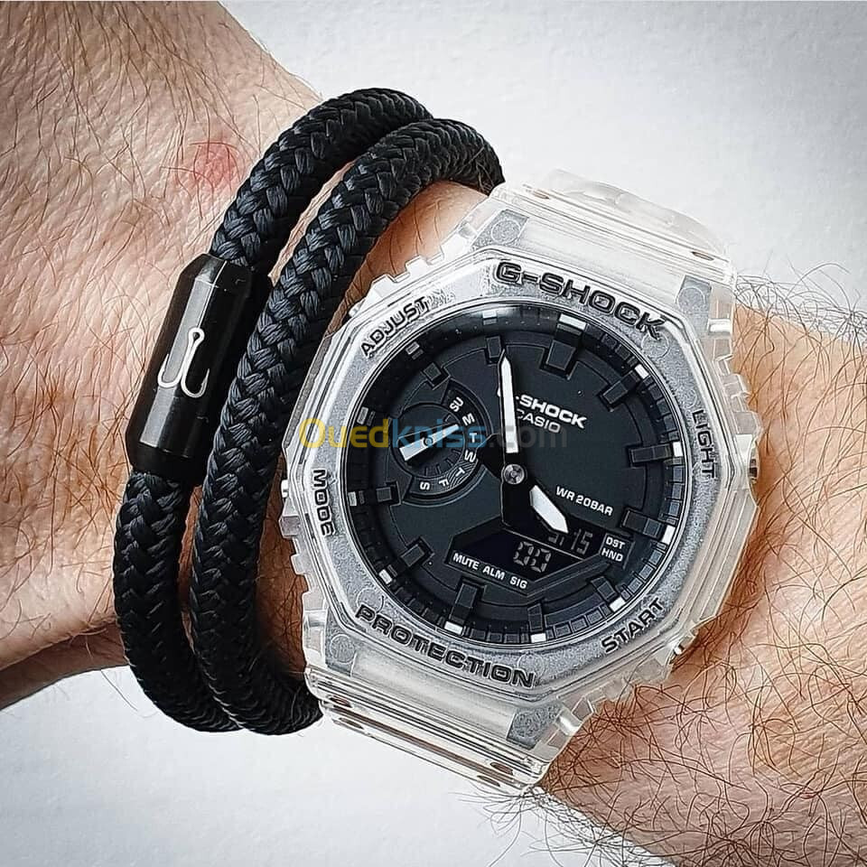 Montre Casio G-Shock fond noir_Transparent