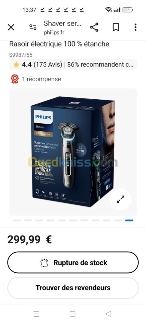 Rasoir Philips série 9000