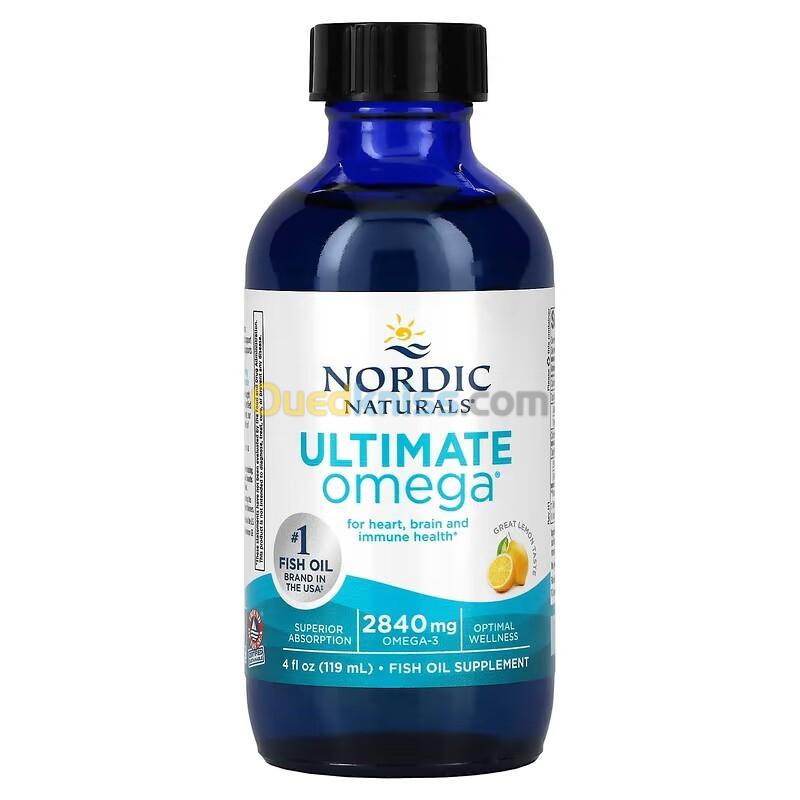 Nordic Naturals, Ultimate Omega, gout citron, 2840 mg, 119 ml