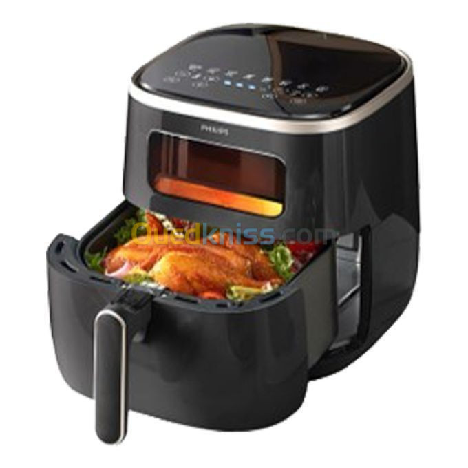 Philips Airfryer 5,6 L avec fenêtre numérique et technologie Rapid