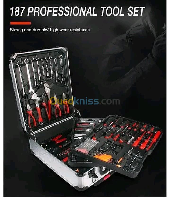 Caisse à outils f original 187 PCS professionnel 