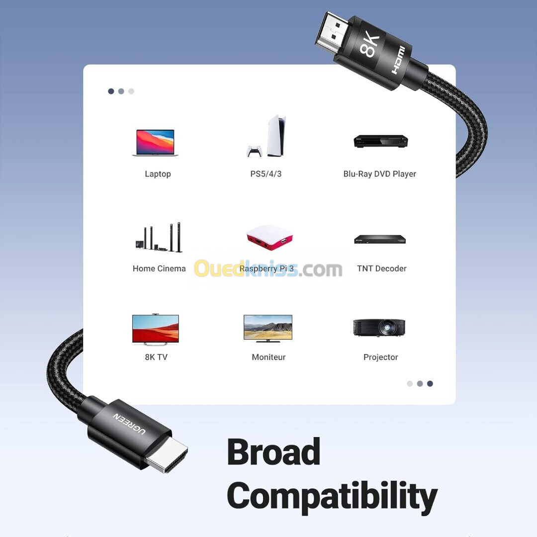 CÂBLE HDMI 2.1 UGREEN