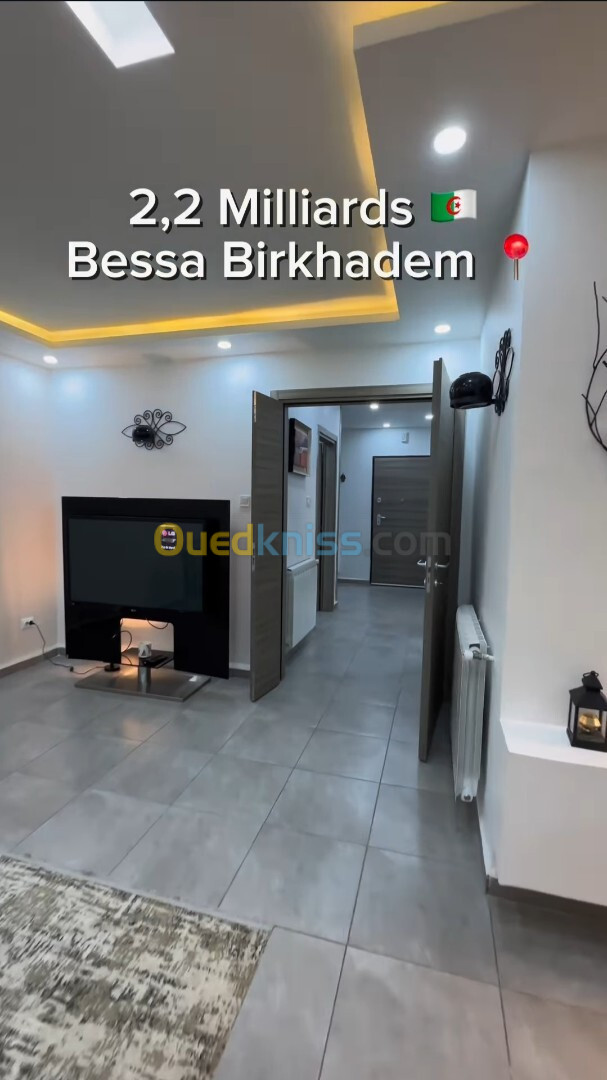 Vente Appartement F2 Alger Birkhadem