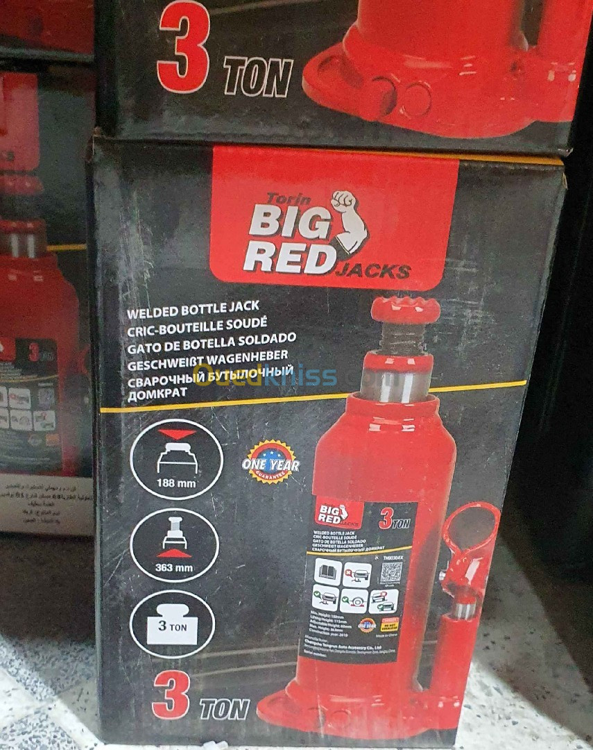 Cric hydrolique big red 3 Ton 