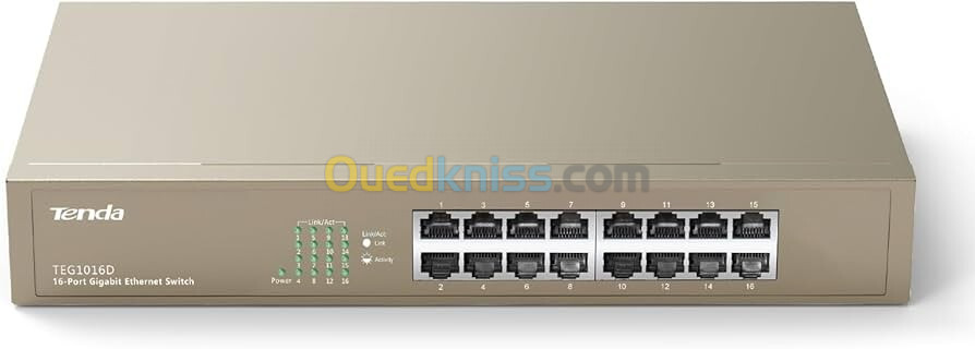 TEG1016D  v6.0 Switch Ethernet Gigabit à 16 ports