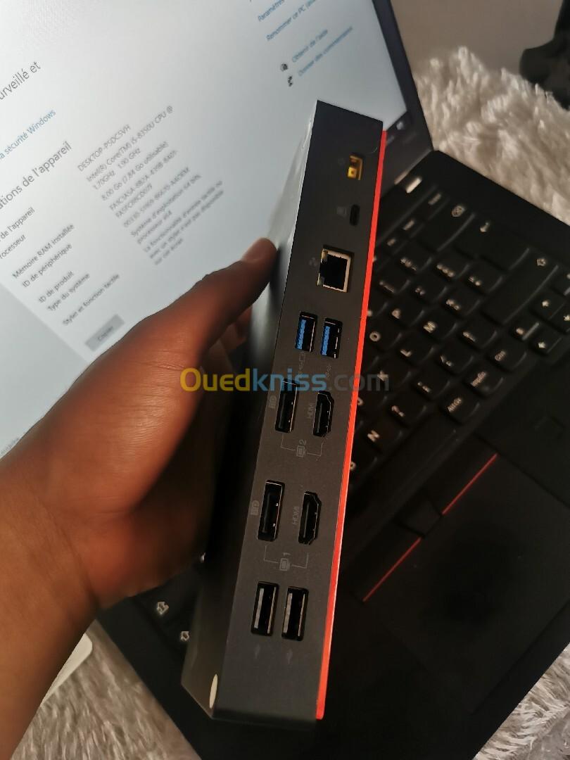 Lenovo thinkpad t480s i5 8th 8ram 258 SSD NVME m2 