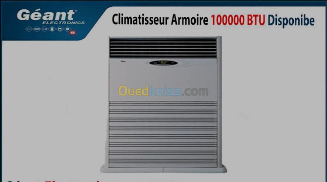 climatiseur armoire 100000 btu geant