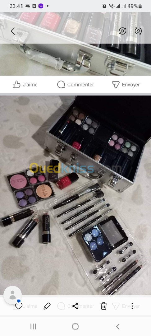 Valise de maquillage européenne 