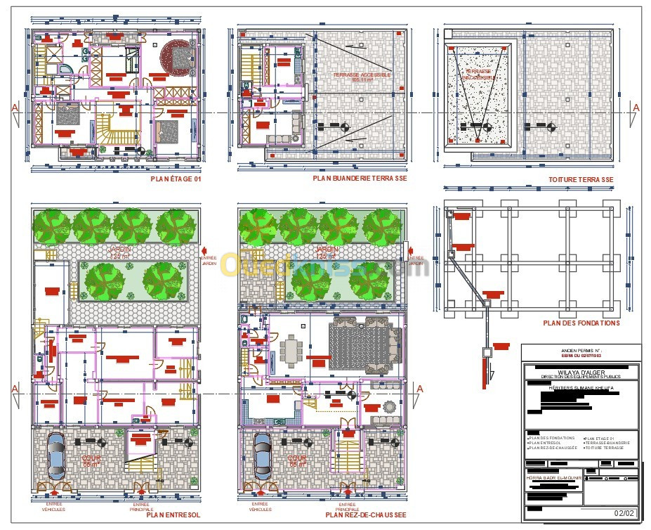 Dossier de permis de construire - régularisation et conformité