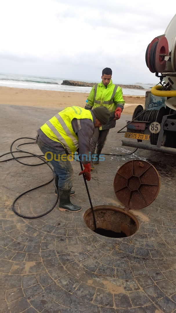  camion débouchage nettoyage canivou 