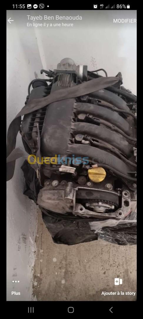 Moteur 1.6 ess Renault scenic carta megane biri complet 