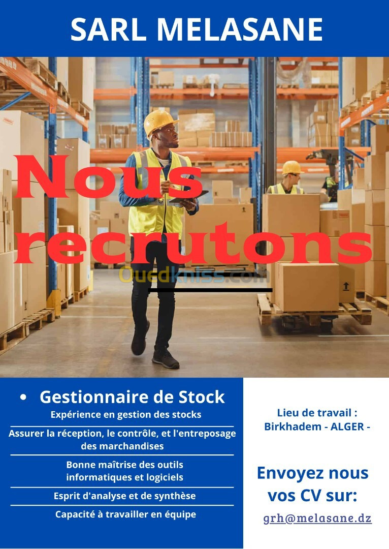 gestionnaire de stock