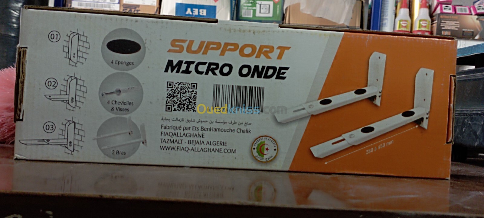 Support micro onde