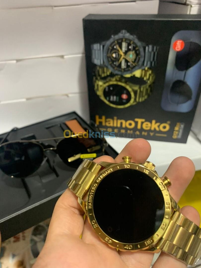 Haino Teko G12 Max Smartwatch avec 2 Bracelets et Lunettes