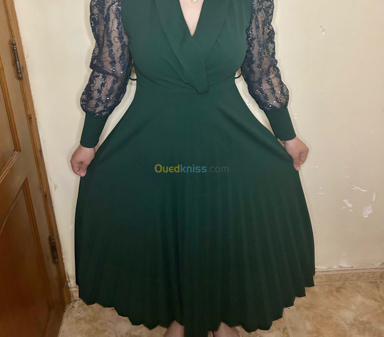 Robe verte marque Française 