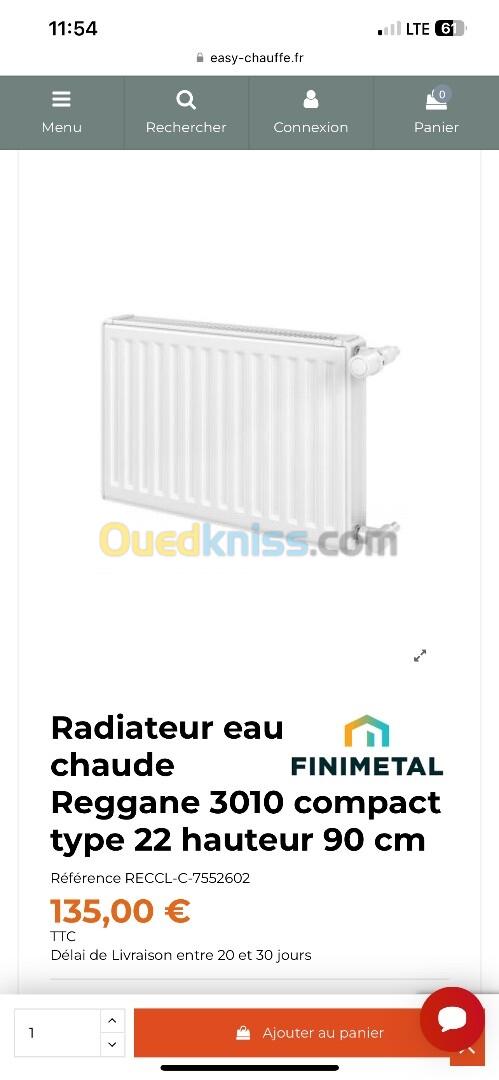 5 radiateur neuf Finimetal origine France 