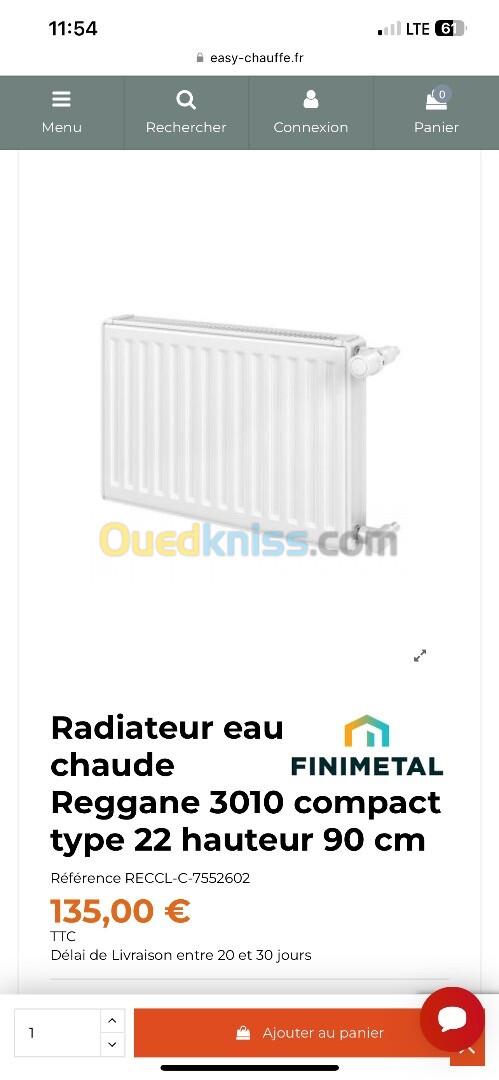 5 radiateur chauffage origine France Neuf 