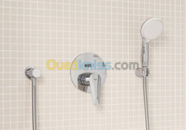 Grohe BauEdge - Mitigeur encastré de baignoire avec corps encastré, chrome 29079000