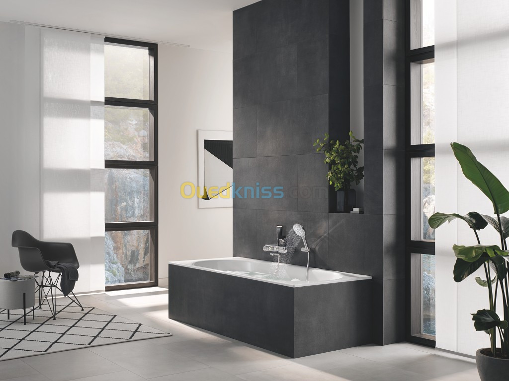 RAINSHOWER SMARTACTIVE 130 CUBE ENSEMBLE DE DOUCHE 3 JETS AVEC SUPPORT MURAL