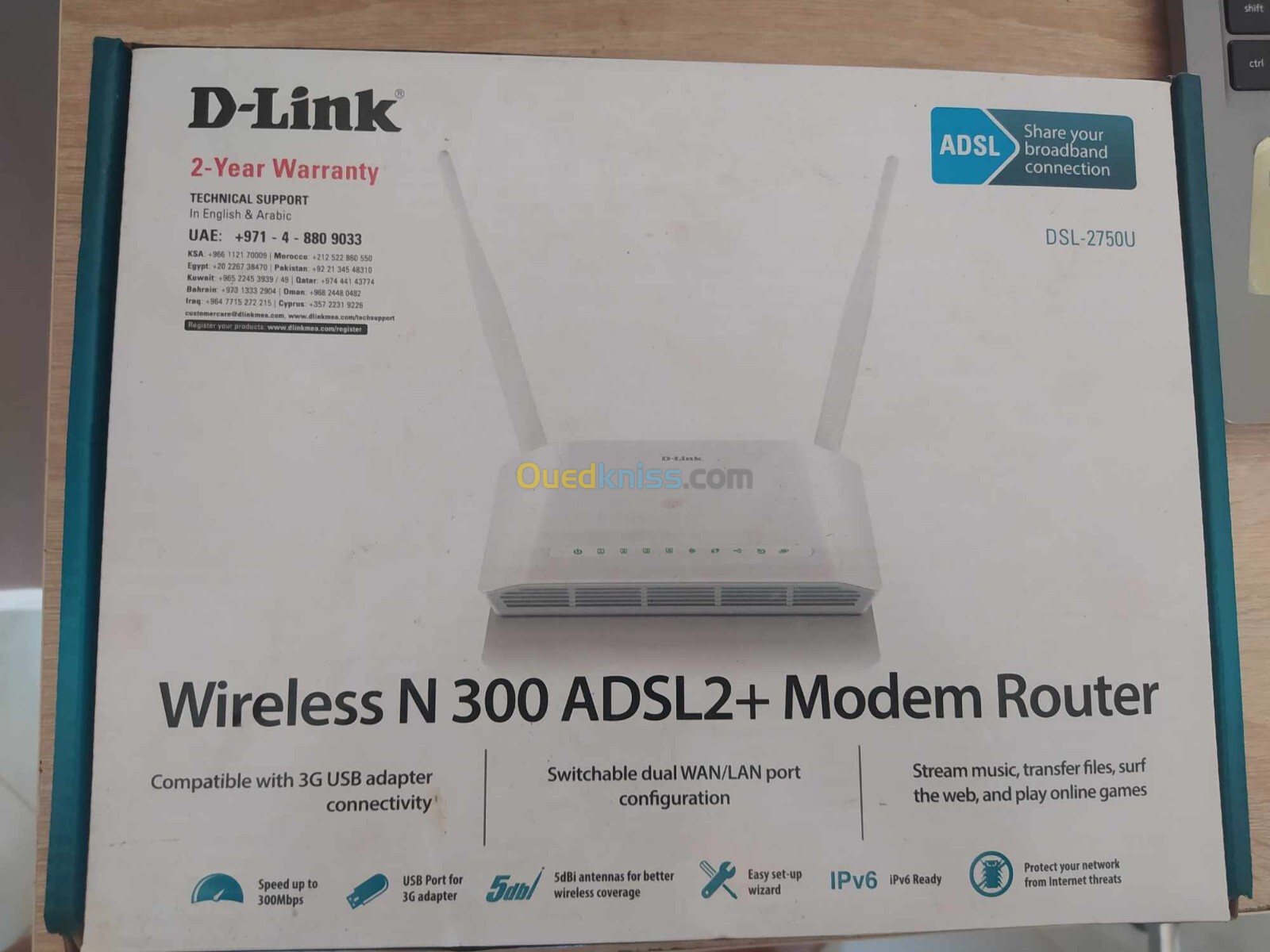 Modem Routeur WIFI ADSL D-LINK 2750U