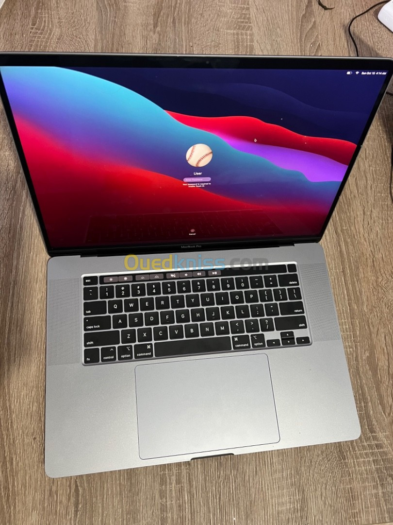 MACBOOK PRO CYCLE 3 RETINA 16 TOUCHBAR 2019 I9 2.3GHZ 32GO 1TO SSD AMD 