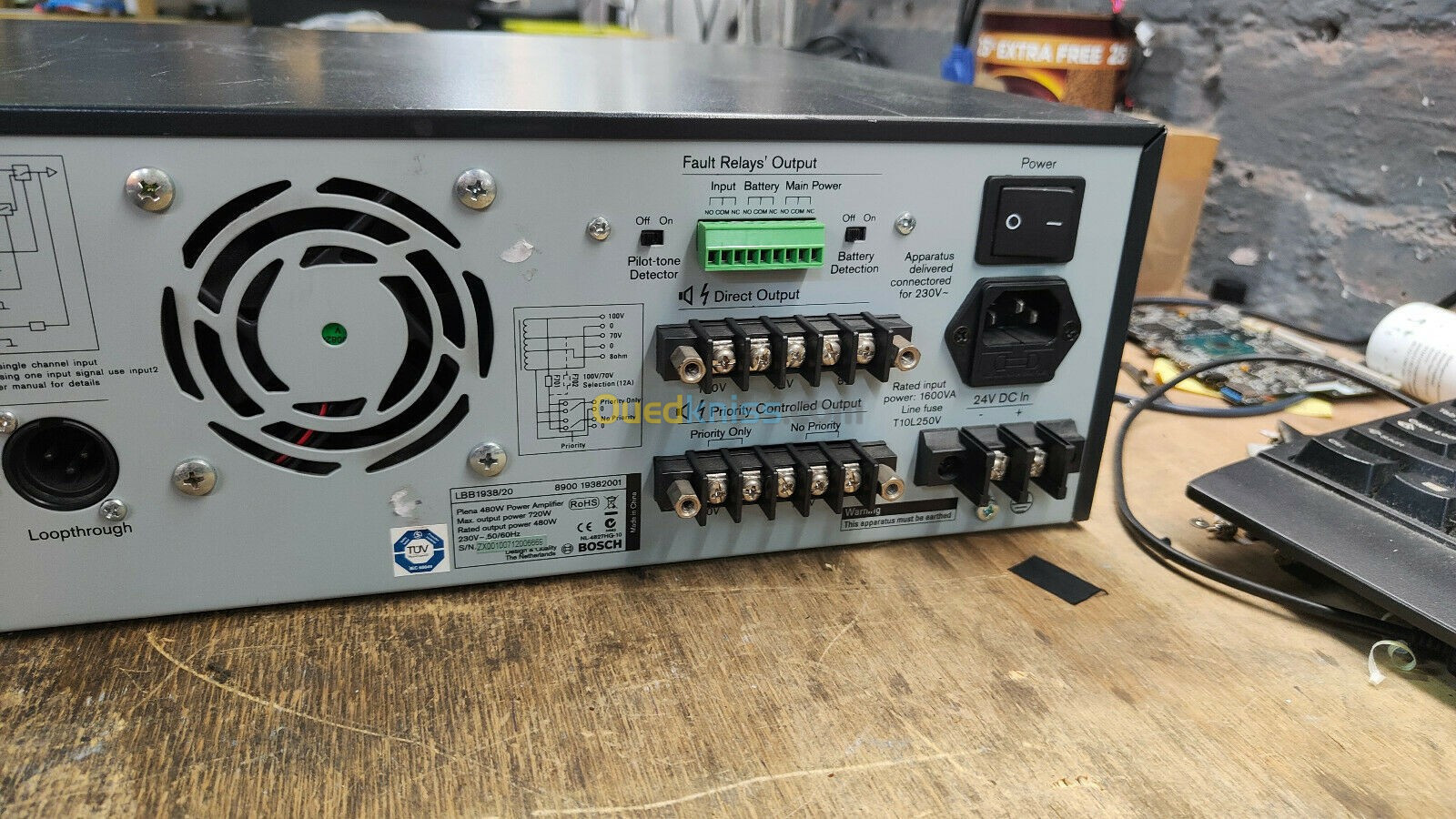 Amplificateur de puissance, 1x480W BOSCH