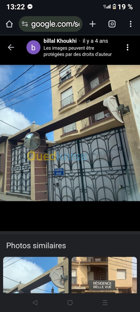 Vente Appartement F4 Alger Bouzareah