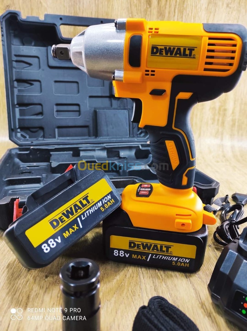 Bouleuneuse dewalt 88V 5AH (clé a choc) double batterie👌