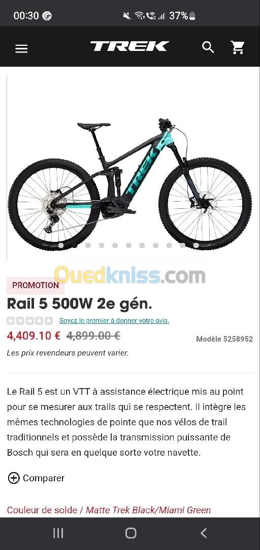  Vélo Rail 5 625 w TREK