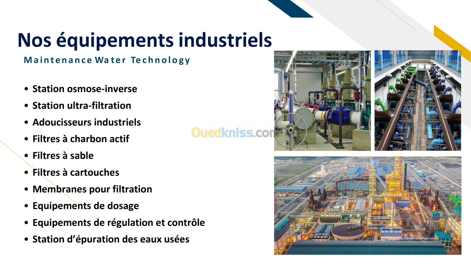 Maintenance Water Technology -Traitement des eaux industrielles