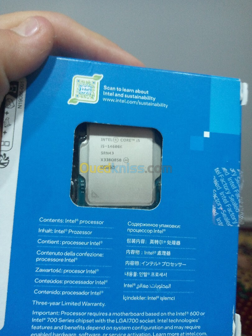 CPU intel i5 14600k