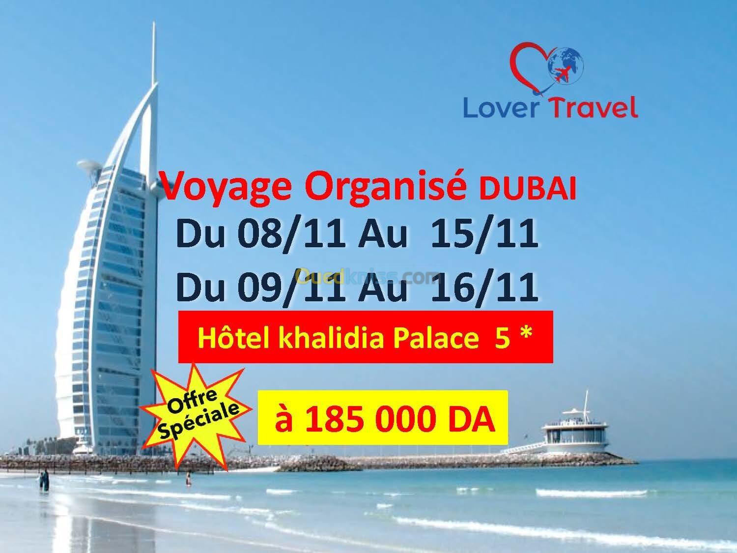 Voyage Organise DUBAI Octobre 2024