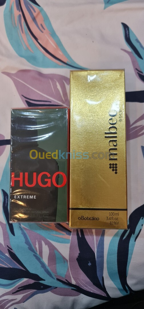 2 parfums à vendre Boss et Malbec