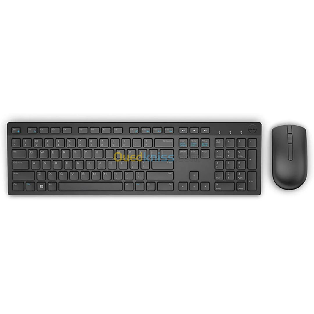 Clavier souris sans file Dell KM636-BK-FR (Original) AZERTY