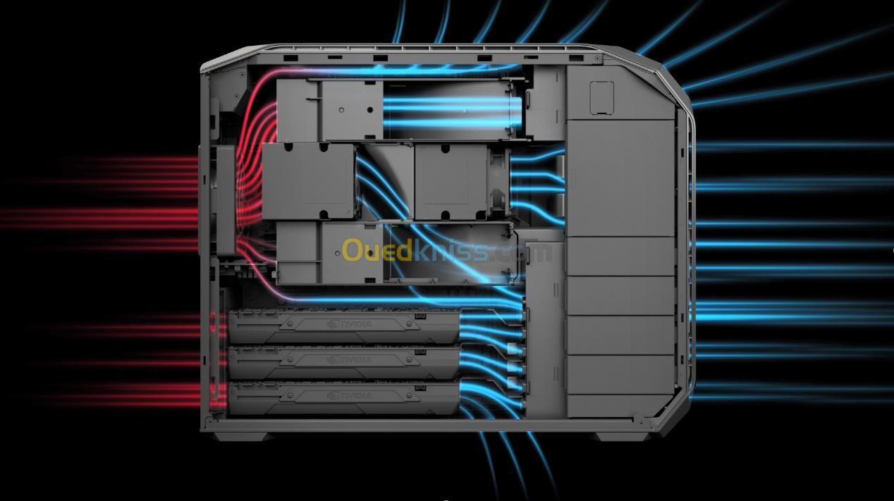 WORKSTATION HP Z8 G5 XEON 4410Y RAM 128GO DDR5 2TOSSD 16TO HDD NVIDIA RTX A5000 24GO 