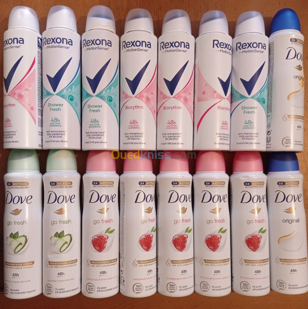 Deodorant Dove & Rexona original