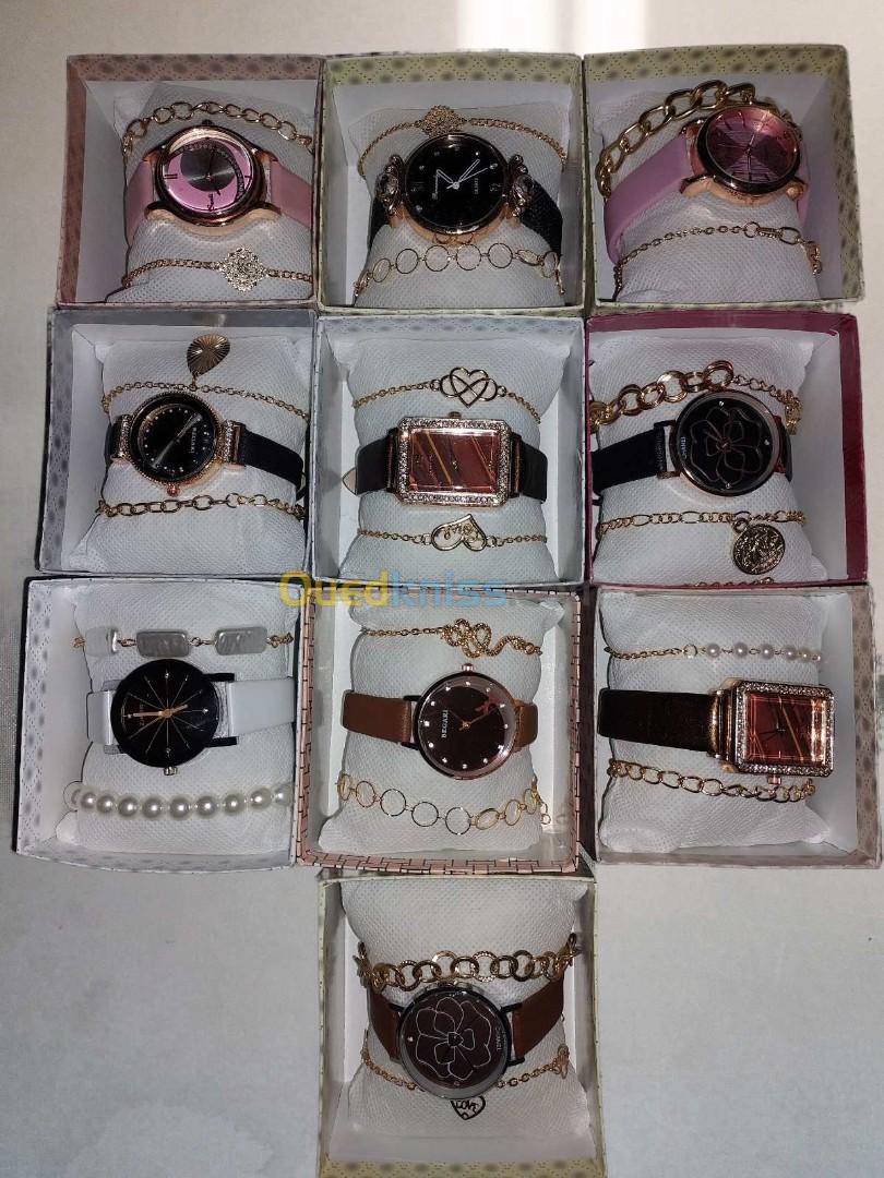 Montres femmes avec 2 bracelet 