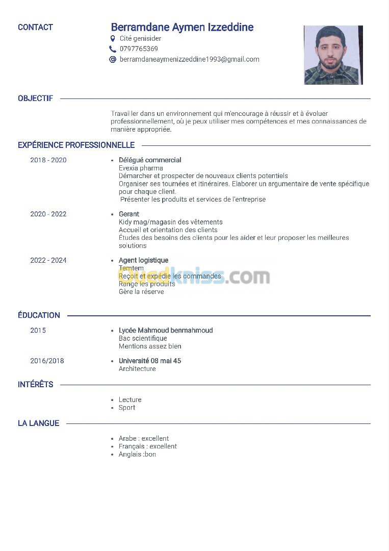 Agent commercial/agent administratif 