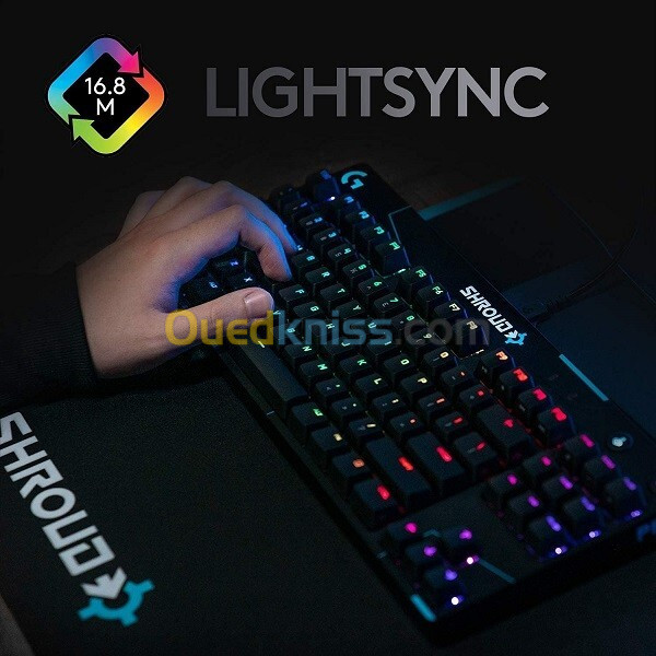 LOGITECH PRO X MECANIQUE GX RED LINEAR RGB-SHROUD EDITION BLUE